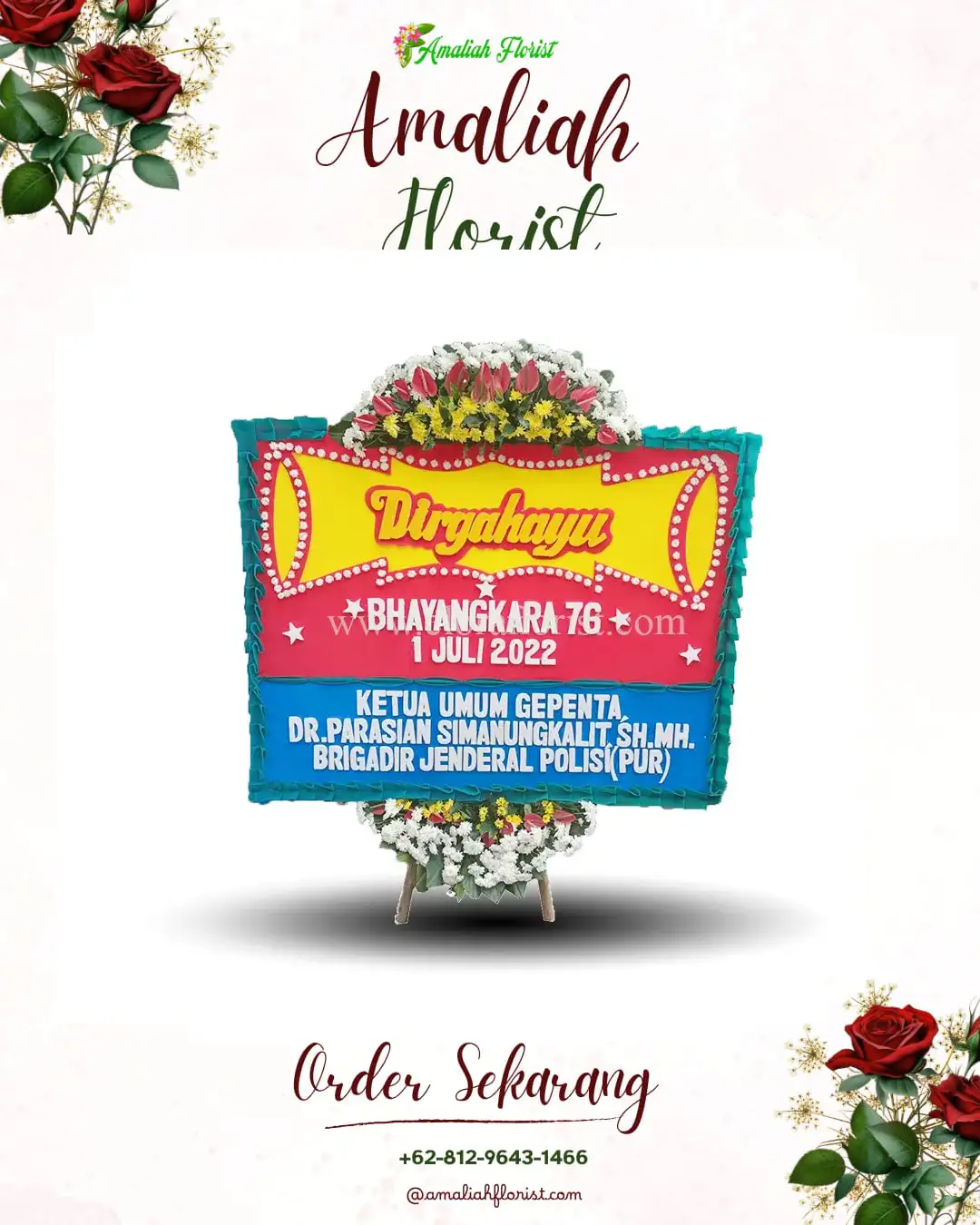 Papan Bunga HUT Ulang Tahun Jawai Selatan